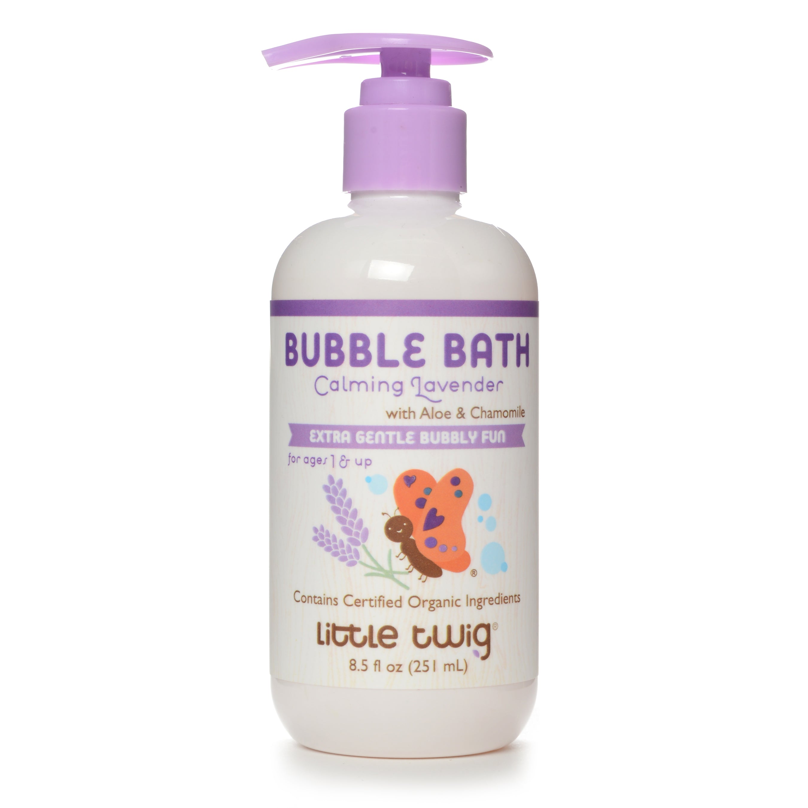 Vegan Truly Calming Lavender Bubble Bath Tear Free Kids Bubble