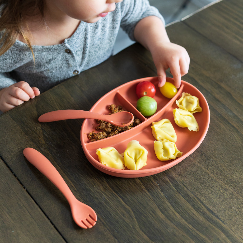 Unbreakable Silicone Feeding Set - 4 Piece