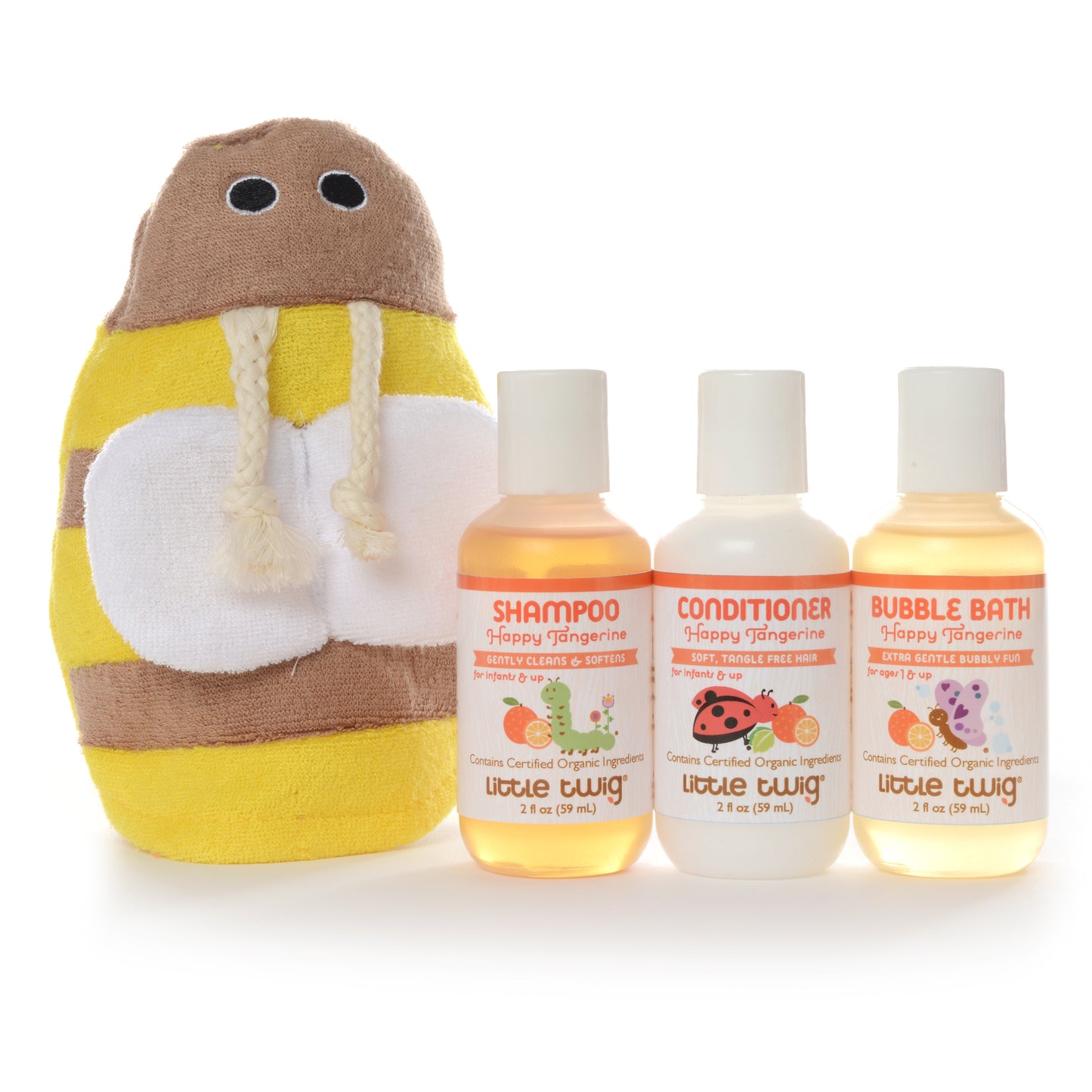 Happy Tangerine Travel Set