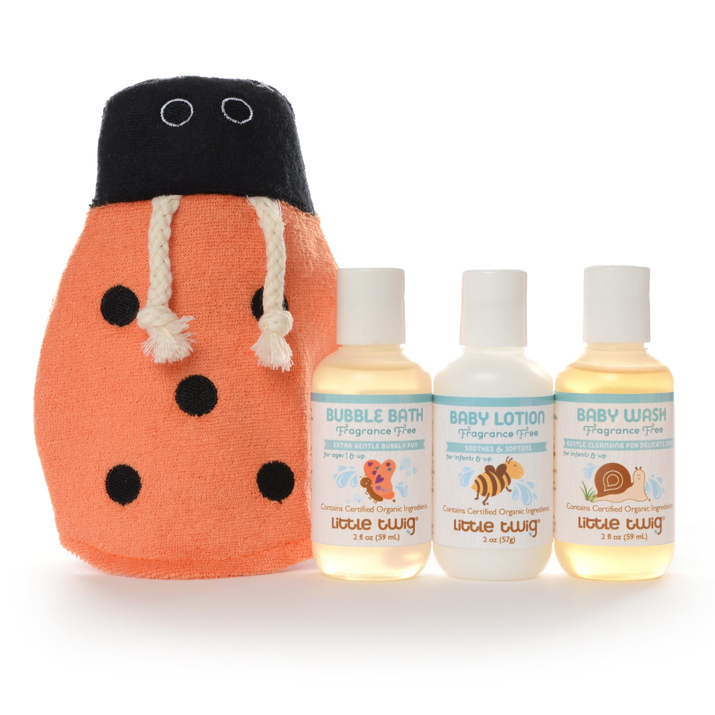 Natural Fragrance Free Travel Set